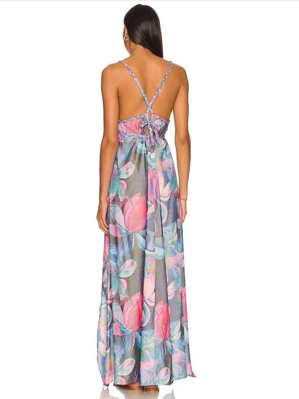 Anthropologie BOAMAR Miranda Dress In Blue Size M - Picture 3 of 10